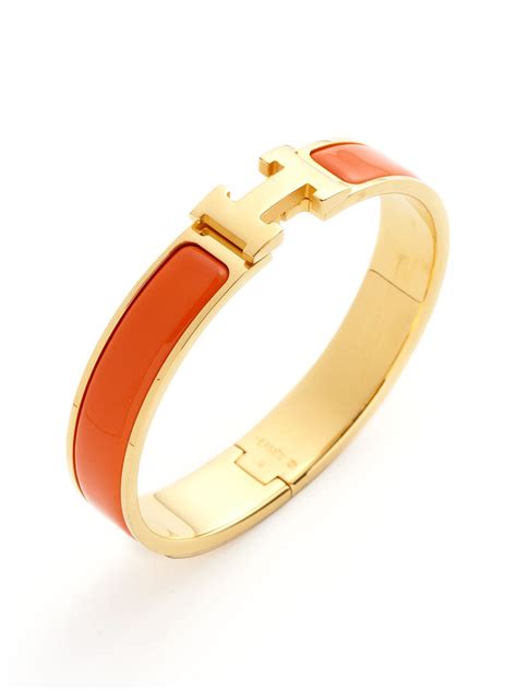 hermes enamel bracelet orange|Hermes enamel bracelet review.